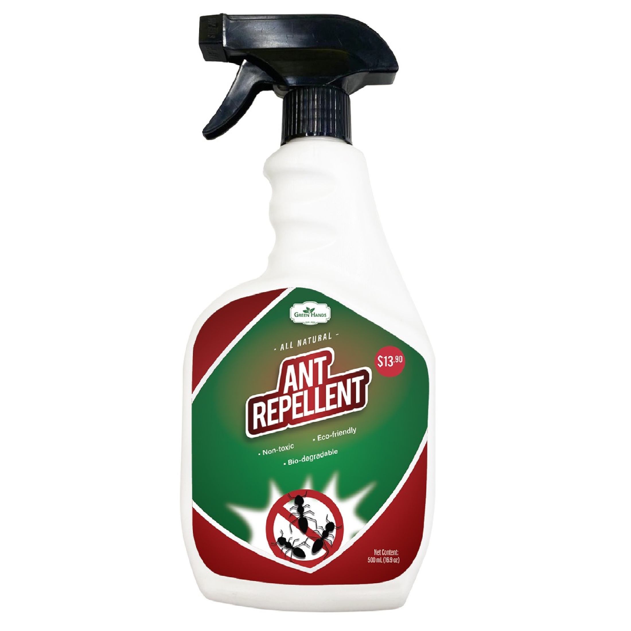 Green Hands All Natural Ant Repellent Spray Solution 500ML
